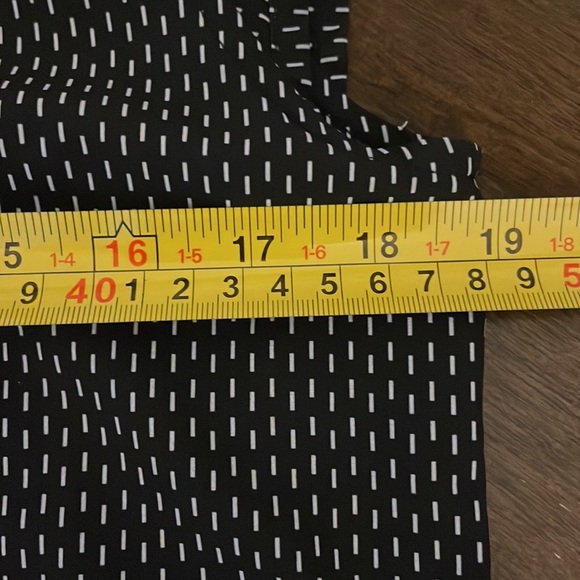 Albion Black and White Jumpsuit - Silver zipper at ankle XXS - Picture 9 of 9